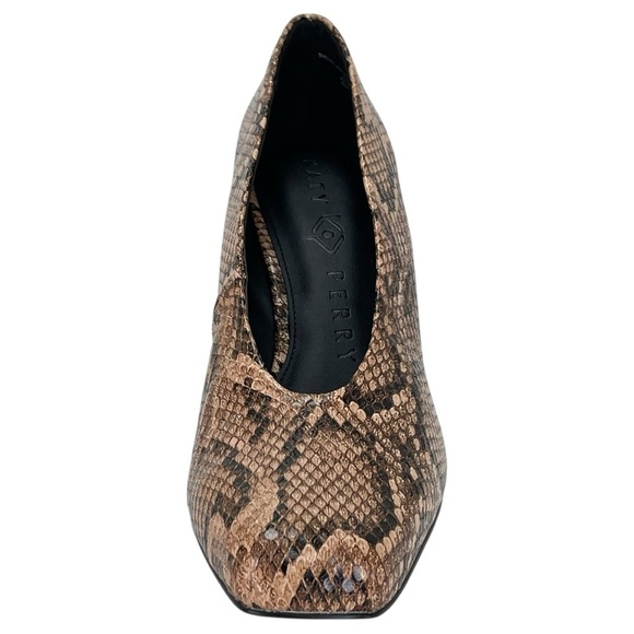 Katy Perry Hollow Wedge Snake Print Womens Pump Size 8.5M - Picture 5 of 13